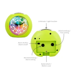 ABC Champions Wecker mit Licht 3fach