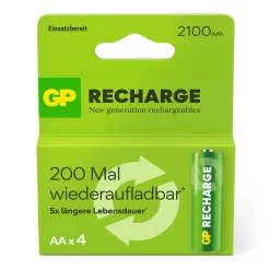 Akku AA 2100 mAh, 4 Stück