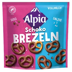 Alpia Brezeln Schoko Vollmilch, 140 g