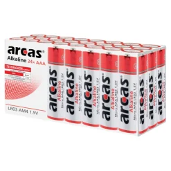 Arcas Batterie AAA/R3, 24 Stück