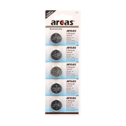 Arcas Batterie Lithium CR2032, 5 Stück