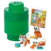 Aufbewahrungsbox Lego+Creator Set, grün