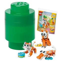 Aufbewahrungsbox Lego+Creator Set, grün