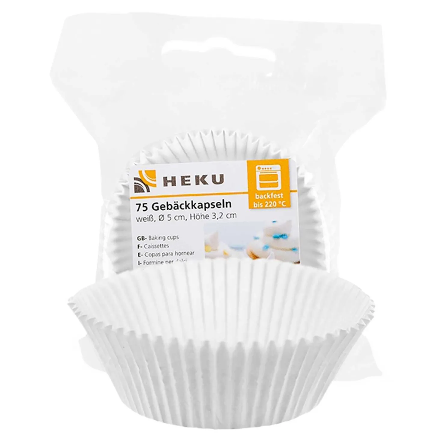 Backförmchen für Muffins