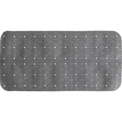 Badmatte PVC, grau, 70 x 35 cm