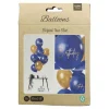 Ballon-Set Happy Birthday True Blue, 33 cm, 12 Stück