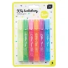 Bastelkleber Glitter neon, 6 Stück
