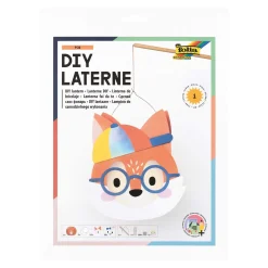 Bastelset Laterne Fuchs inkl. LED-Licht