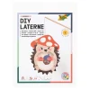 Bastelset Laterne Igel inkl. LED-Licht