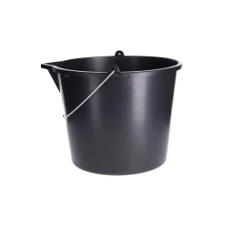 Baueimer, schwarz, 12 l