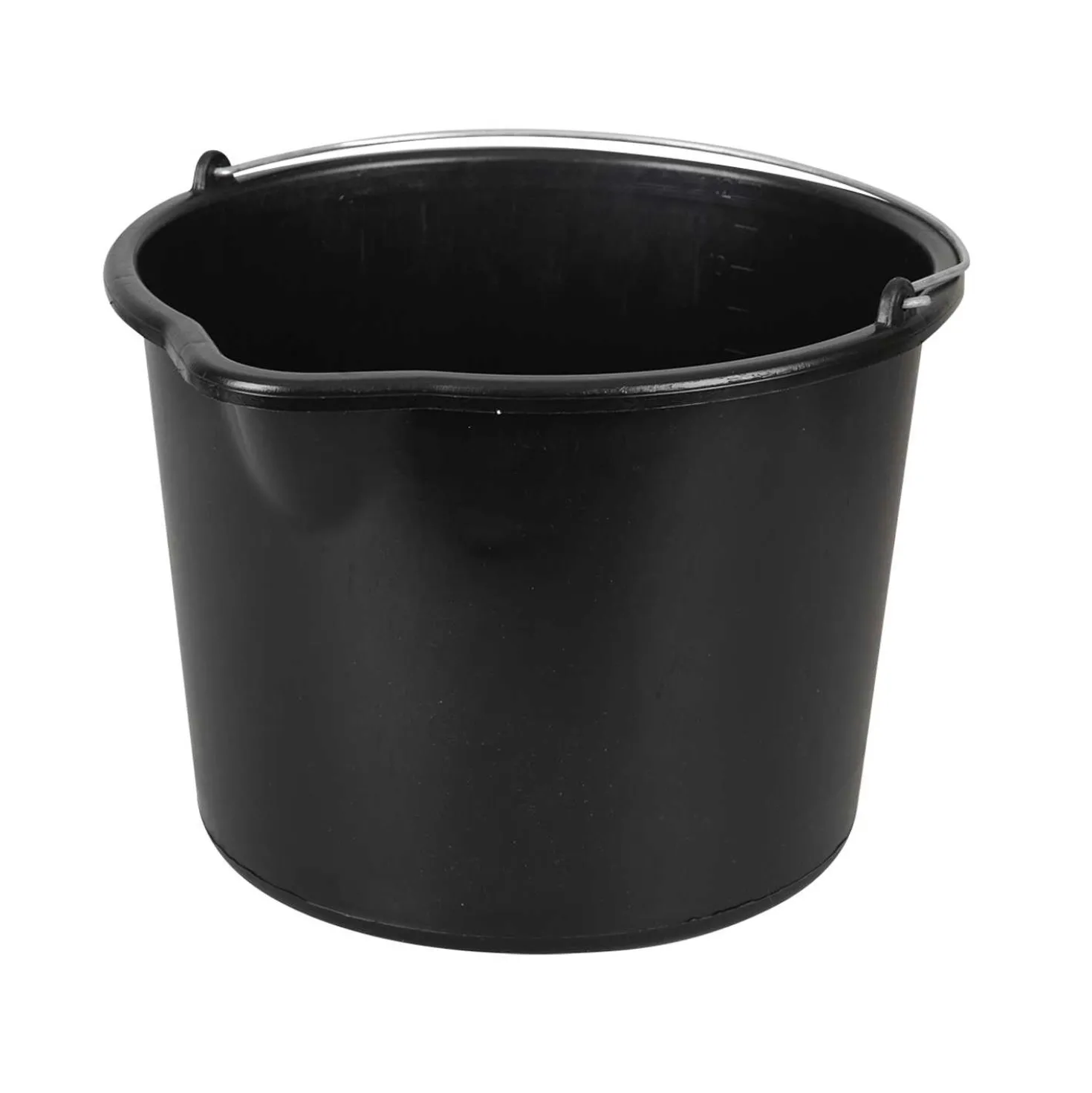 Baueimer, schwarz, 12 l