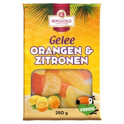 Berggold Gelee Orange/Zitrone, gezuckert