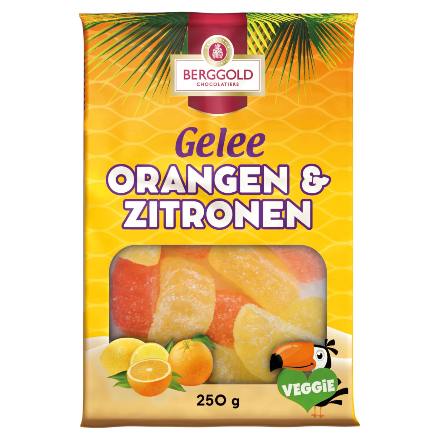 Berggold Gelee Orange/Zitrone, gezuckert
