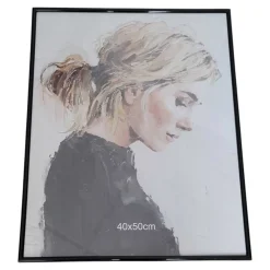 Bilderrahmen, schwarz, 40 x 50 cm
