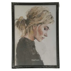 Bilderrahmen, schwarz, 15 x 21 cm