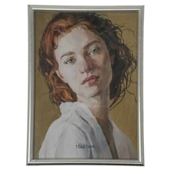 Bilderrahmen, silber, 15 x 21 cm