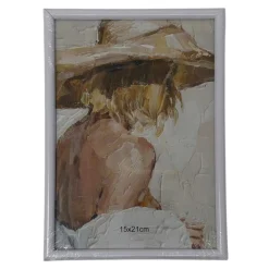 Bilderrahmen, weiß, 15 x 21 cm