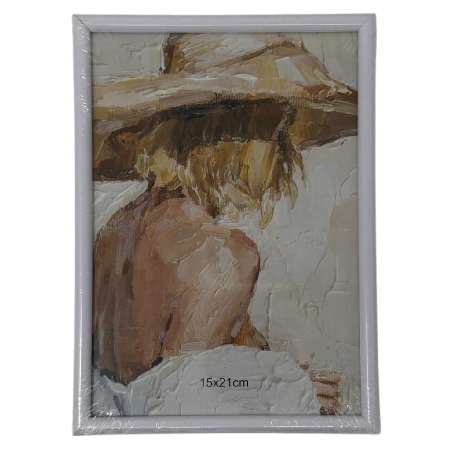 Bilderrahmen, weiß, 15 x 21 cm