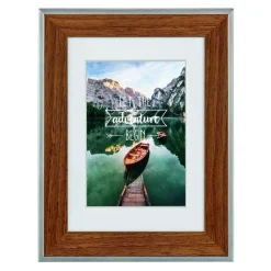 Bilderrahmen 10x15 Kunststoff Sierra nuss Holz-Optik