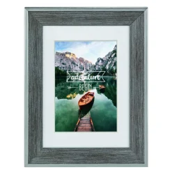 Bilderrahmen 10x15 Kunststoff Sierra Holz-Optik, grau