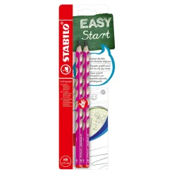 Bleistift 2er pink EASY HB RH Stabilo