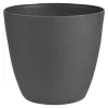 Blumenübertopf Ella, anthrazit, Ø = 18 cm