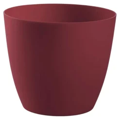 Blumenübertopf weinrot Ella, Ø = 15 cm