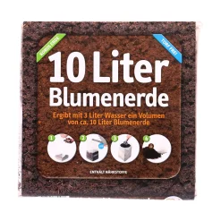 Blumenerde Kokoserde torffrei, 10 l