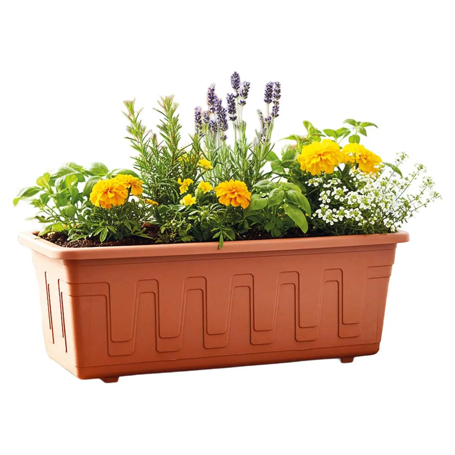 Blumenkasten Garden, terracotta, 40 x 17 x 15 cm