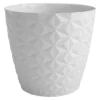 Blumentopf Crystal matt, weiß, Ø = 16 cm