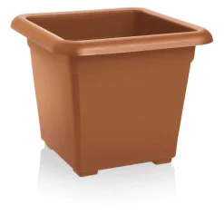 Blumentopf Quattro, terracotta, 20 x 20 cm