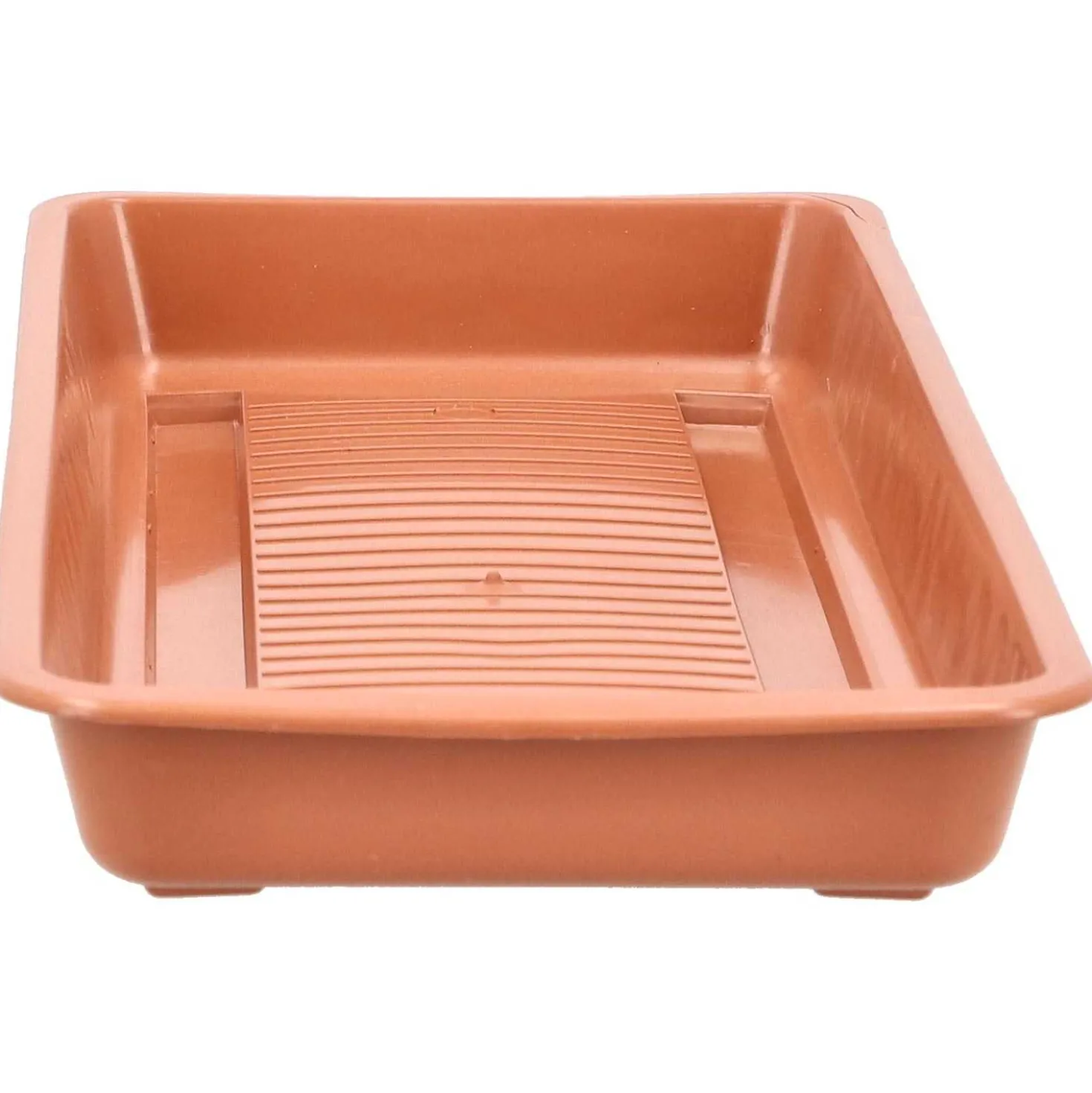 Blumenuntersetzer Garden 40 x 17 x 4,5 cm, terracotta