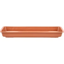 Blumenuntersetzer Garden 40 x 17 x 4,5 cm, terracotta