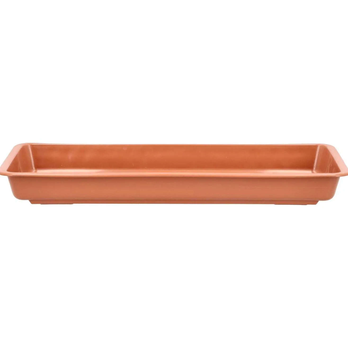 Blumenuntersetzer Garden 40 x 17 x 4,5 cm, terracotta