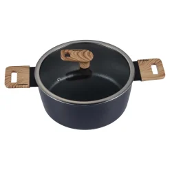 Bratentopf mit Deckel, Ø = 24 cm
