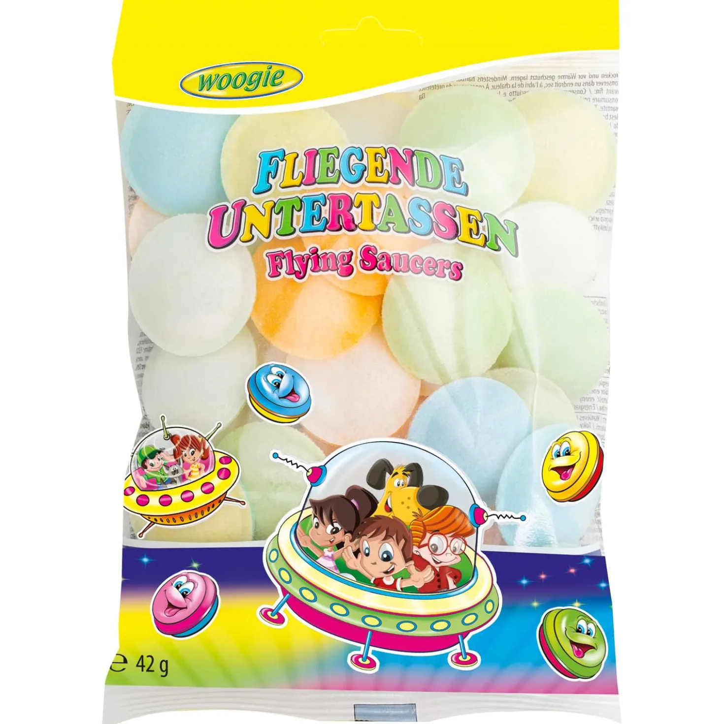 Brausebonbons fliegende Untertassen