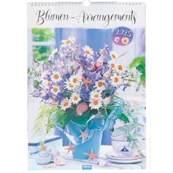 Broschürenkalender 2024 Blumen 30x30cm
