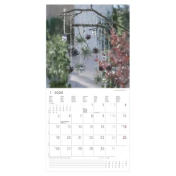 Broschürenkalender 2024 Blumen 30x30cm