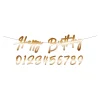 Buchstaben-Kette Happy Birthday True Blue, 1 m