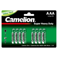 Camelion AAA/R3 Batterie Super Heavy Duty 1,5V, 8 Stück