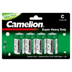Camelion C/R14 Batterie Super Heavy Duty 1,5V, 4 Stück