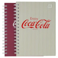 Coca Cola Notizbuch A6 kariert, 32 Blatt