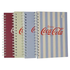 Coca Cola Notizbuch A6 kariert, 32 Blatt
