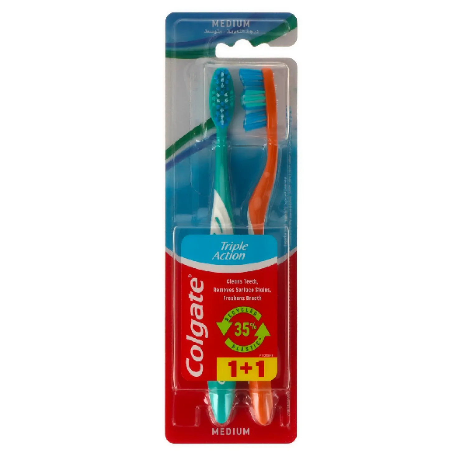 Colgate Zahnbürste Triple Action, 2 Stück