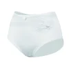 Damen Slip Microfaser mit Stickerei, weiß, 2 Stück