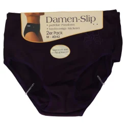Damen Slip Microfaser uni