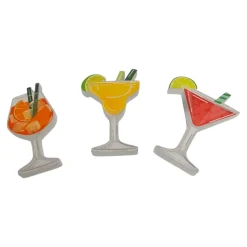 Deko Figur Holz Cocktail, versch. Motive