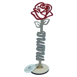 Deko Rose Holz