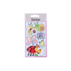 3D-Sticker Tiere beglimmert