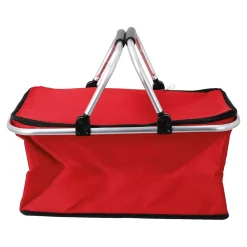 EASYmaxx Einkaufskorb Thermo, rot, 25 l